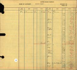 Copper Range Company Transfer Ledger 1929-1950, #100 Interest