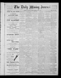 The Daily Mining Journal, 1886-04-22