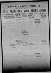 Escanaba Daily Mirror, 1921-10-11