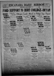 Escanaba Daily Mirror, 1923-12-22