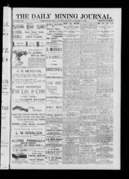 The Daily Mining Journal, 1894-10-27