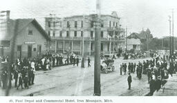 St. Paul Depot and Commercial Hotel, Iron Mountain, Michigan