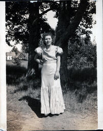 Davidson Daughter Outside in Formal Dress