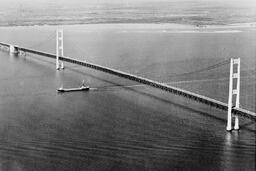 Aerial View of Mackinac Bridge Construction (7 of 77)