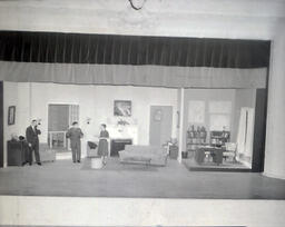 Masquer's--"Visit to a Small Planet" May 17-19, 1960: Wide View of House Set on Stage