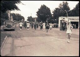 (050-002) Marching Band Performing in the Ontonagon Labor Day Parade