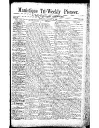 Manistique Tri-Weekly Pioneer, 1888-08-07