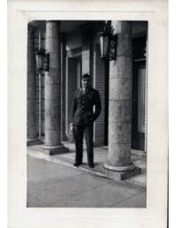 Tom Ross with Stone Columns