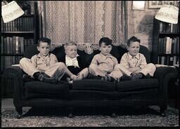 (048-008) Chabot Children on a Couch