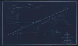 Map of a Portion of the Beacon Hill Location Showing Position of Dam