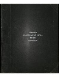 Thompson Township Assessment Roll, 1925