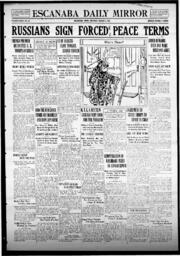 Escanaba Daily Mirror, 1918-03-04