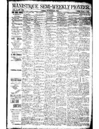 Manistique Semi-Weekly Pioneer, 1892-11-22