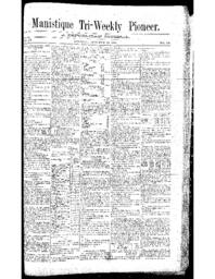 Manistique Tri-Weekly Pioneer, 1888-10-16