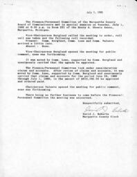 Finance and Personnel Committee, 1986-07-01