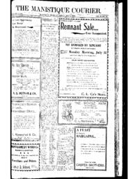 The Manistique Courier, 1898-07-08