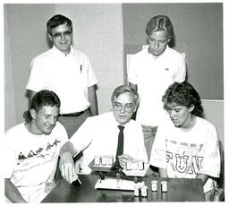 John Kiltinen and Group of Seaborg Summer Science Academy Students (Part of the NMU Historic Photographs Collection)