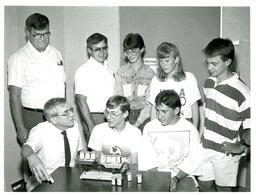 John Kiltinen Speaks to Group of Seaborg Summer Science Academy Students (Part of the NMU Historic Photographs Collection)