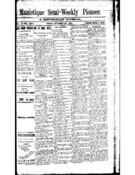 Manistique Semi-Weekly Pioneer, 1892-10-28