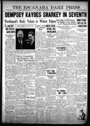 The Escanaba Daily Press, 1927-07-22