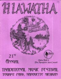 Hiawatha Music Festival Program, 1999