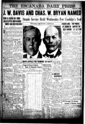 The Escanaba Daily Press, 1924-07-10