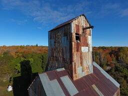 Drone's Eye View of the Champion Mine #4 Shaft House, 2017-10-11 (9 of 32)