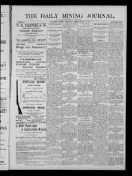 The Daily Mining Journal, 1886-01-27