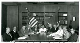 John X. Jamrich and the Board of Control (Part of the NMU Historic Photographs Collection)