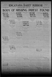 Escanaba Daily Mirror, 1921-08-11