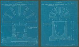 Lower and Upper Head for Three Column Shaft at Champion Mine Blueprints