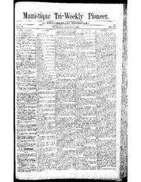 Manistique Tri-Weekly Pioneer, 1888-08-09