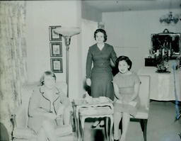 President's Reception March 13, 1960: Three Female Guests