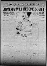 Escanaba Daily Mirror, 1920-12-04