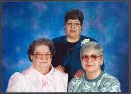 Studio Portrait of Three Women Related to Knuth Family