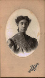 Studio Portrait of Young Woman