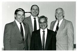 William Vandament and Three Unknown Men (Part of the NMU Historic Photographs Collection)