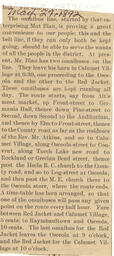 Omnibus line started, May 27, 1892