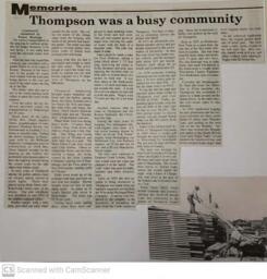 Thompson Was a Busy Community