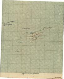 Hand-Drawn Diagram of Stoped Area at Unidentified Location