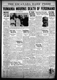 The Escanaba Daily Press, 1927-07-21