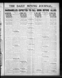 The Daily Mining Journal, 1915-08-25