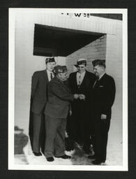 Four Veterans in Doorway of V.F.W. Post 58