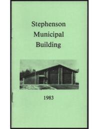 Stephenson Municipal Building pamphlet