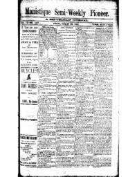 Manistique Semi-Weekly Pioneer, 1892-08-26