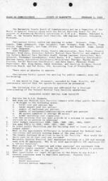 Committee of the Whole Special Session with Social Services, 1993-02-01