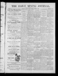 The Daily Mining Journal, 1885-12-19