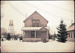 (166-001) Front View of Unidentified House