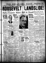 The Escanaba Daily Press, 1932-11-09