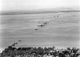 Aerial View of Mackinac Bridge Construction (14 of 77)